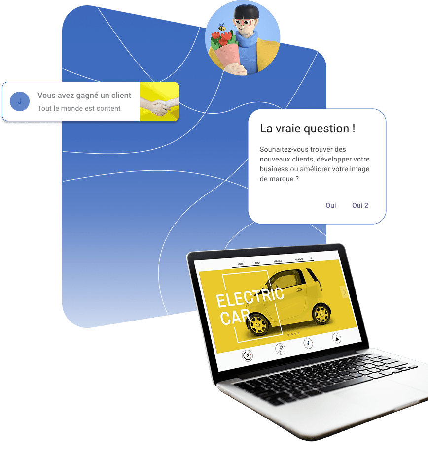 Illustration des forfaits site web